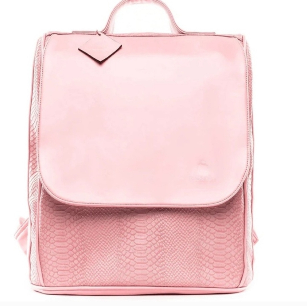 TOTE AND CARRY PINK BACKPACK